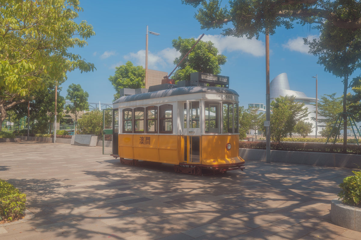 Yellow Tram Postcard